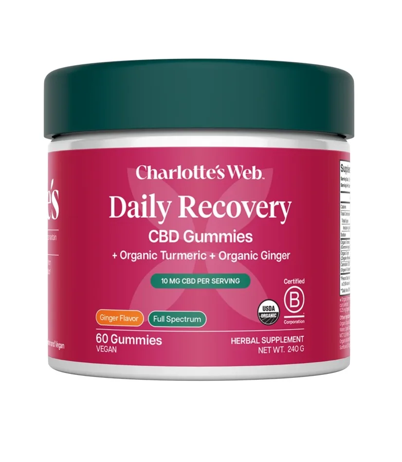 Recovery CBD Gummies from Charlotte’s Web 60 count