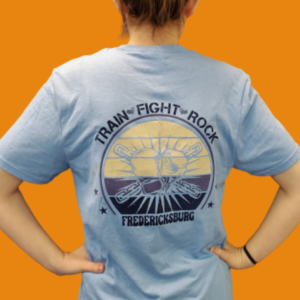 Train-Fight-Rock Rock Steady Boxing Fundraising T-Shirts