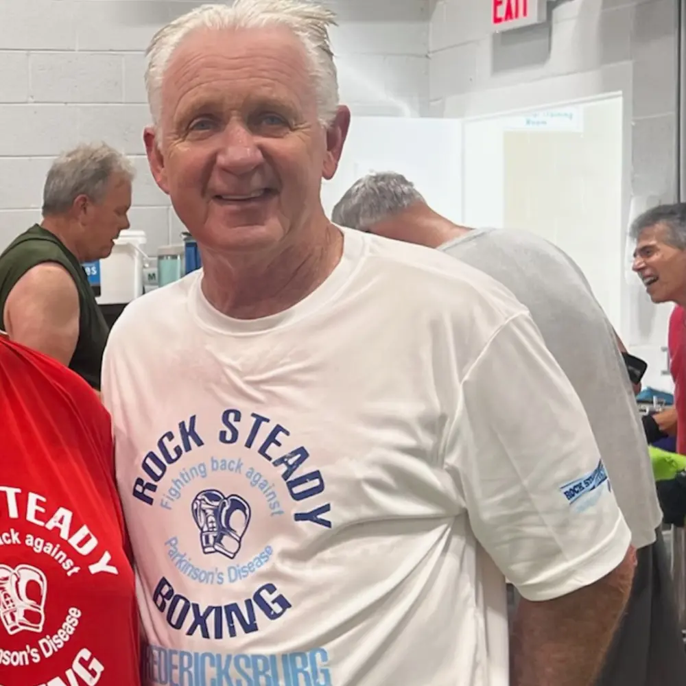 Rock Steady Boxing Fredericksburg Men’s Style A T-Shirt Fundraiser