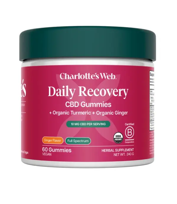 Recovery CBD Gummies from Charlotte’s Web 60 count